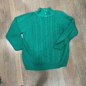 Emerald green sweater